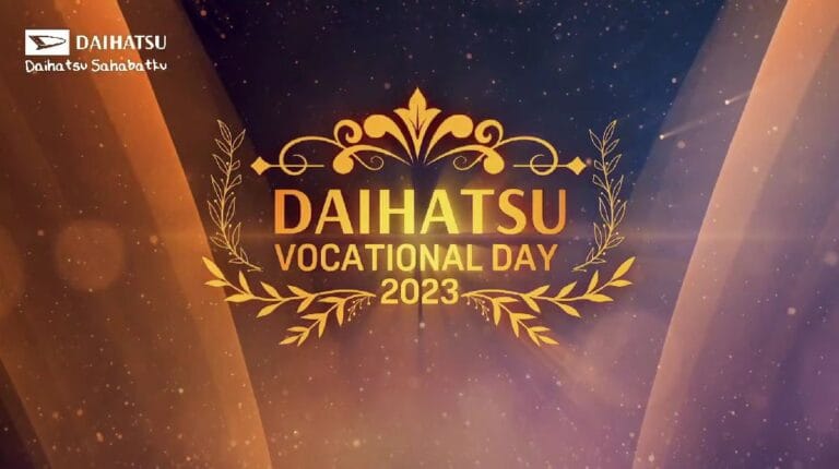 Suasana seremoni penghargaan Program Pintar Bersama Daihatsu SMK Dr. Sutomo Temanggung